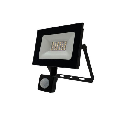 Прожектор Foton FL-LED Light-PAD SENSOR 20W Black 4200K (AC195-240V,10W, 850Lm) (1/40) оптом