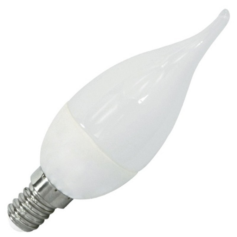 Лампа FOTON_FL-LED CА37 7.5W E14 4200K 220V 700Лм 37*108мм СВЕЧА НА ВЕТРУ (1/10/100) оптом