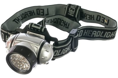 Ultraflash LED5353 (фонарь налобн. металик, 19 LED. 4 реж. 3XR03. пластик, коробка) (5) оптом