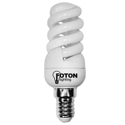 Лампа спираль Foton ESL QL7 9W 2700K d32*90 E14 (50) оптом