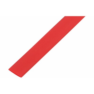 Термоусадка 1,0/0,5мм длина 1м красная REXANT (20-1004) (1/50)