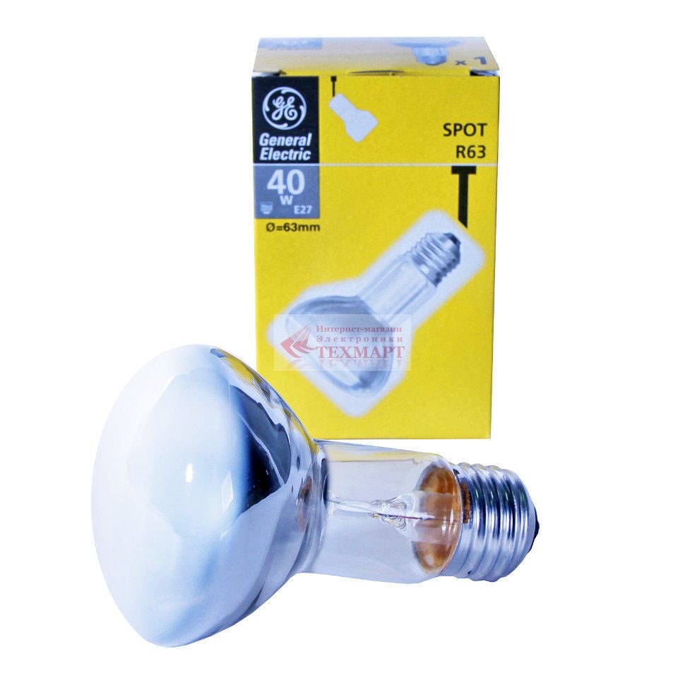 Лампа GE R63 40 Вт Е27 (10/40) 91079 оптом