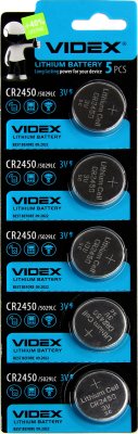 Элементы питания VIDEX Lithium CR2450 BL-5 (5/100/1200)