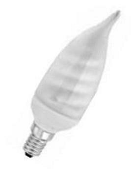Лампа свеча на ветру Foton ESL BA QL7 11W 6400K d36*120 E27 (100) оптом