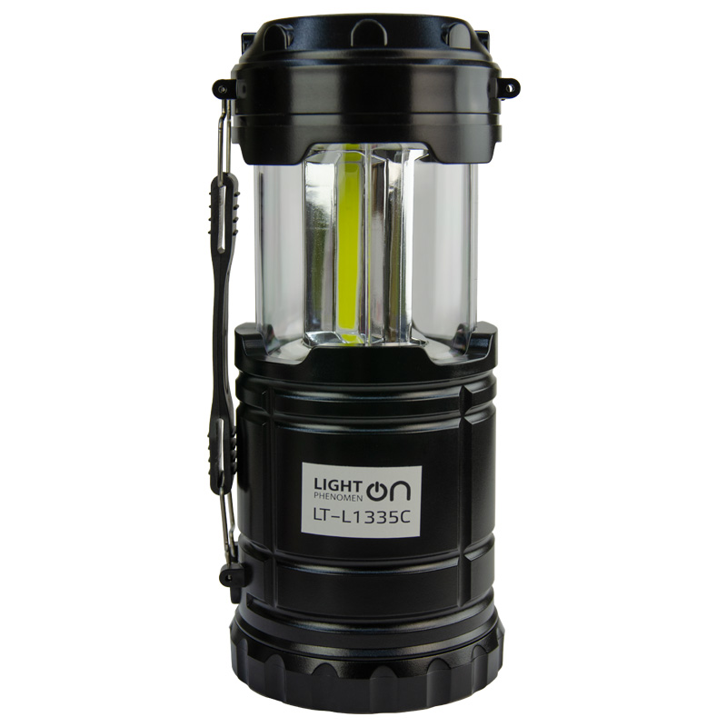 Кемпинг фонарь-светильник LIGHT Phenomen на батар, 2 в1 с многоцелевой ручкой LT-L1335C (1/24/48) оптом